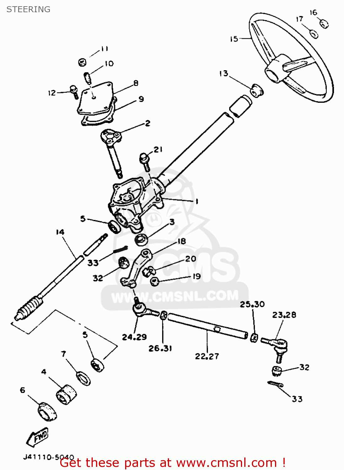 yamaha g9 golf cart parts diagram