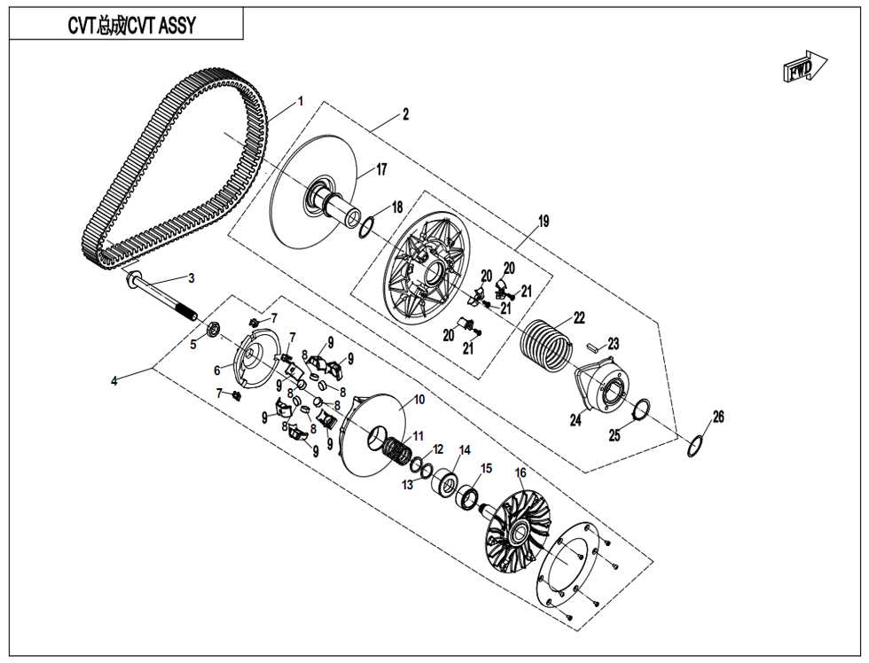 cfmoto uforce 1000 parts diagram