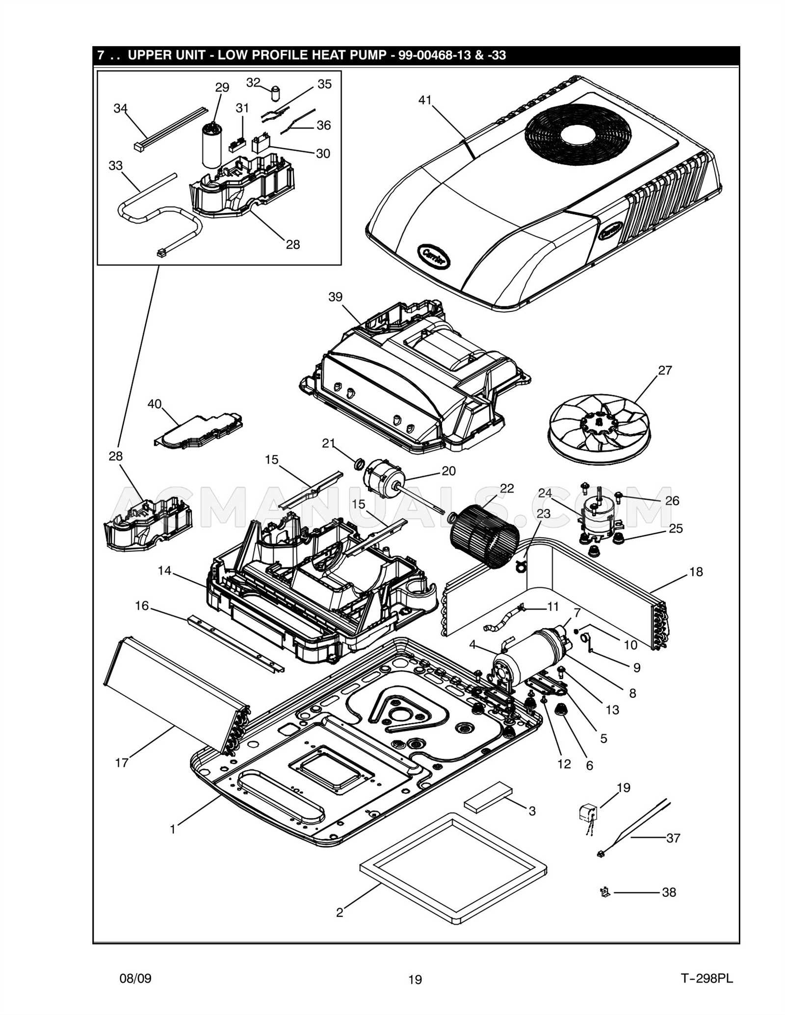 rv ac parts diagram