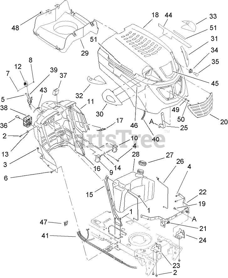 toro lx425 parts diagram