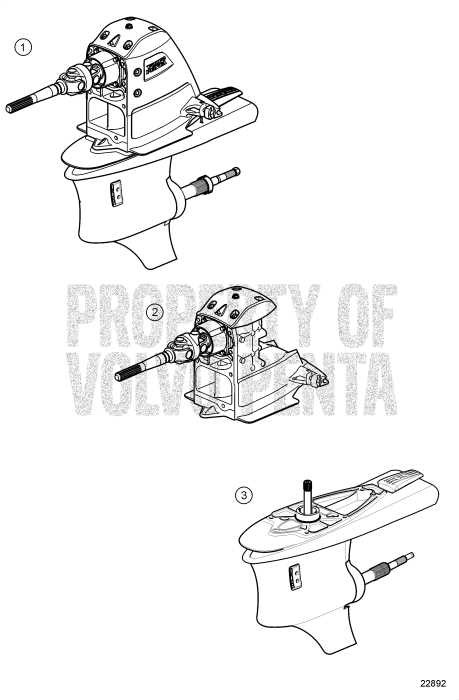 volvo penta dps outdrive parts diagram