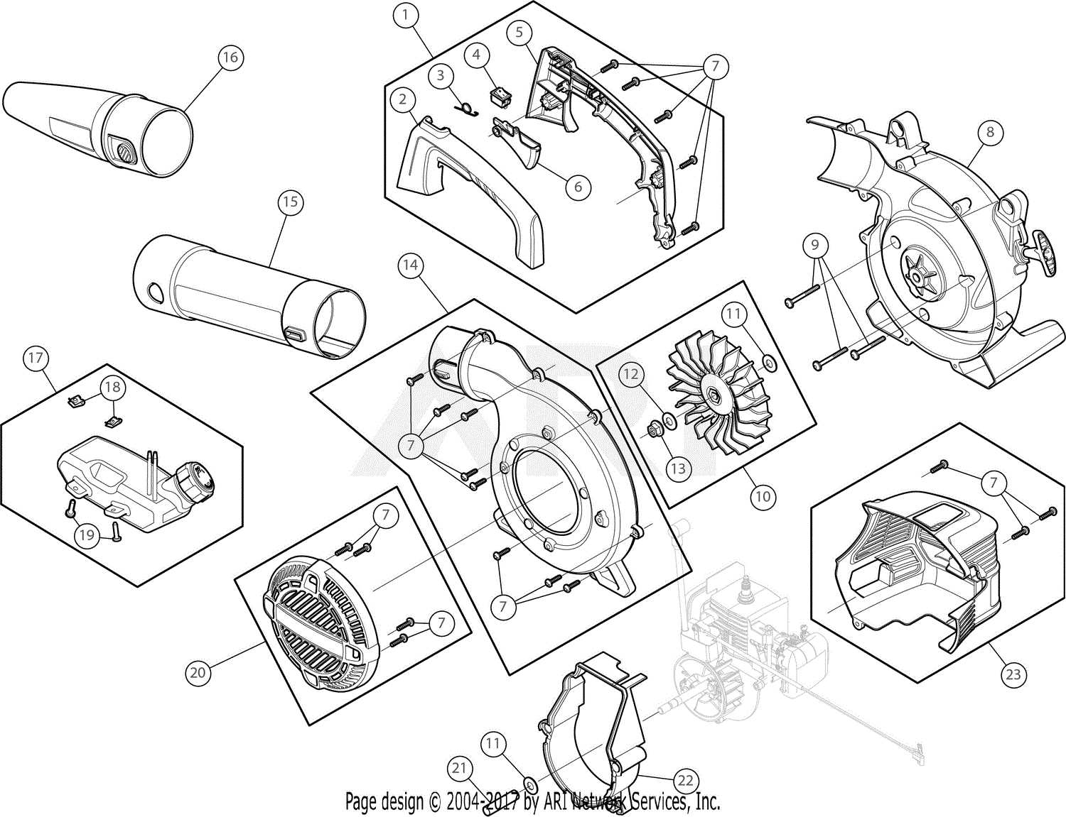 troy bilt tb525cs parts diagram