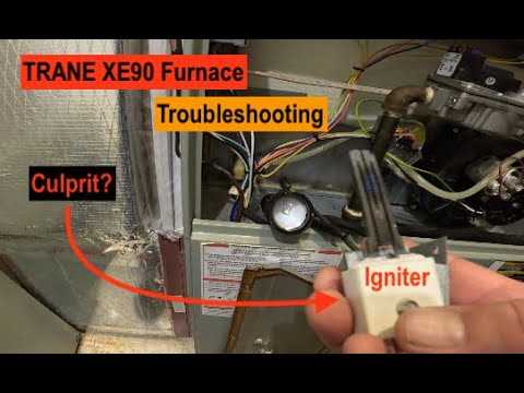 trane xe90 furnace parts diagram