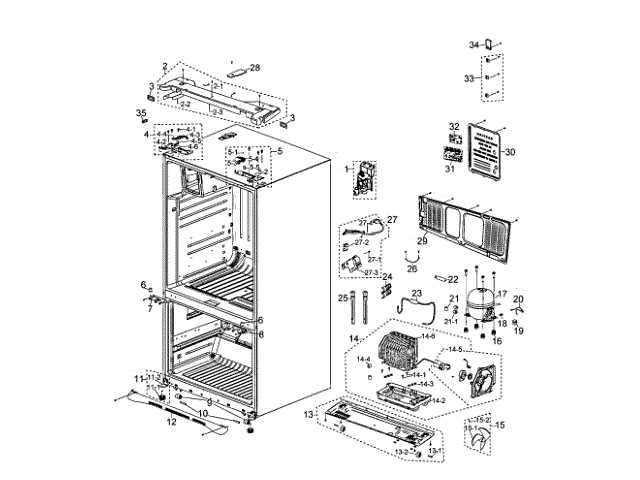 samsung rf4289hars parts diagram