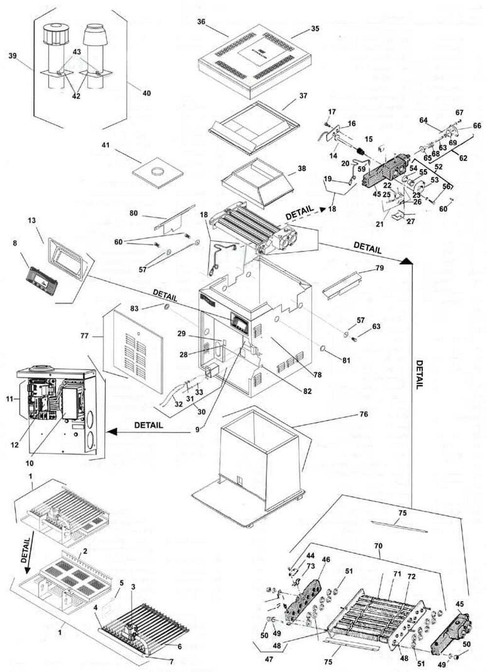 pool heater parts diagram