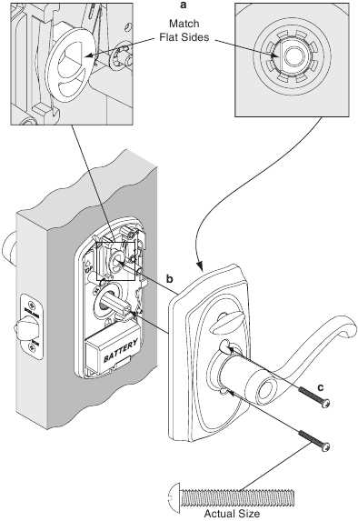 schlage lock parts diagram