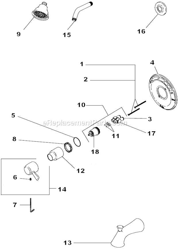 sterling faucet parts diagram