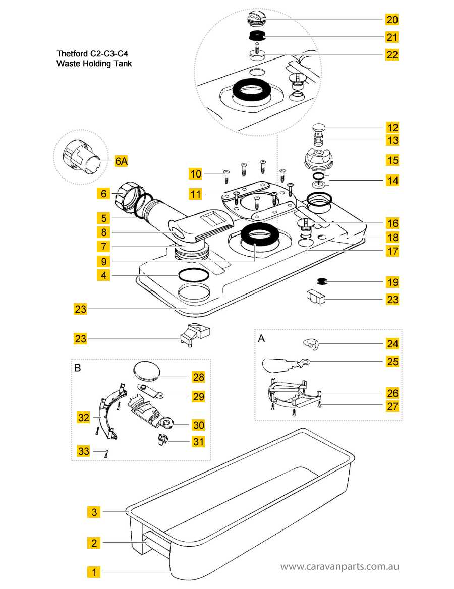 tank parts diagram