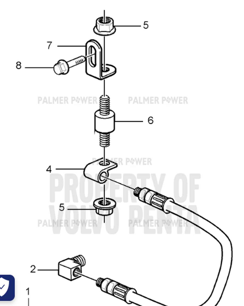 volvo penta 5.0 parts diagram