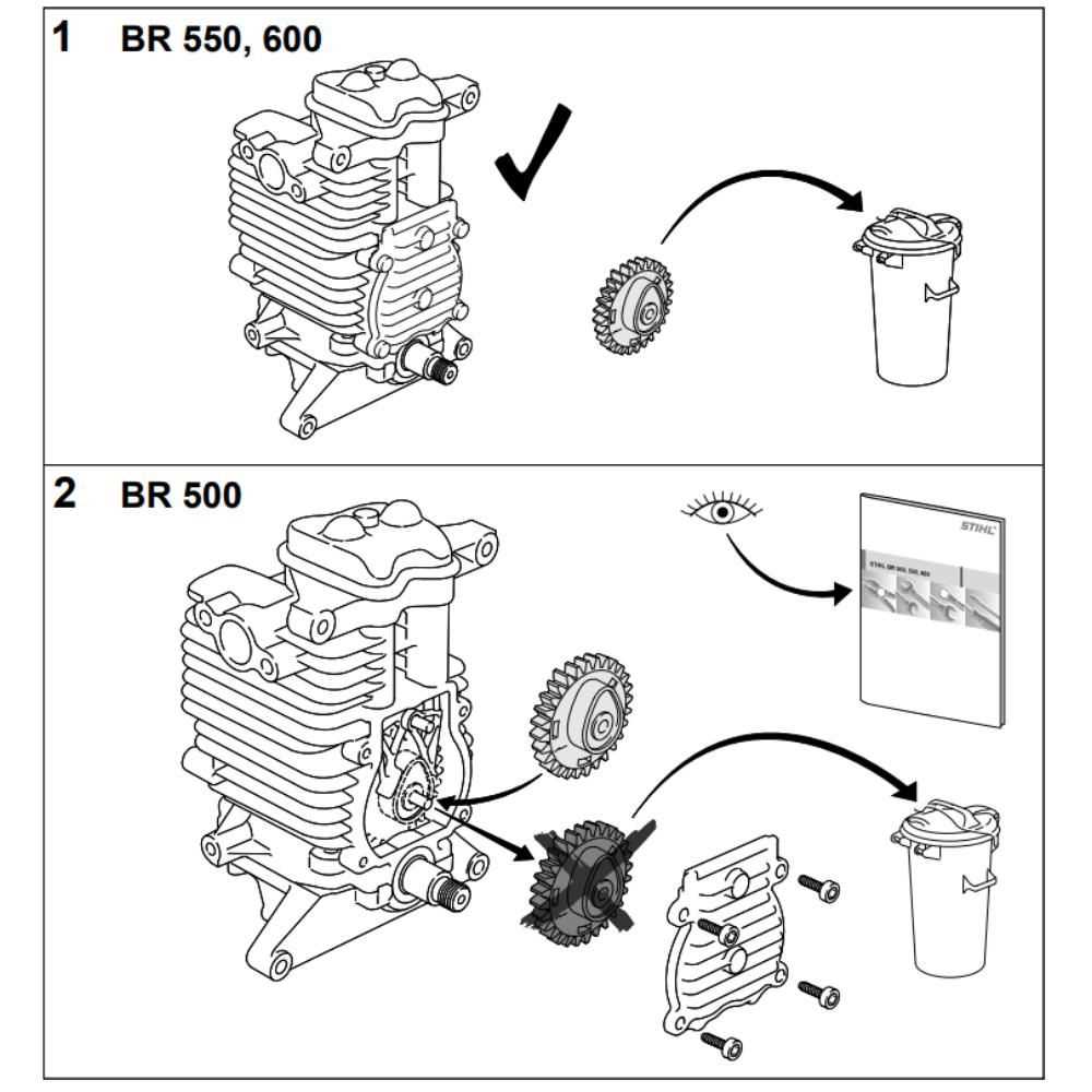 stihl br 600 parts diagram