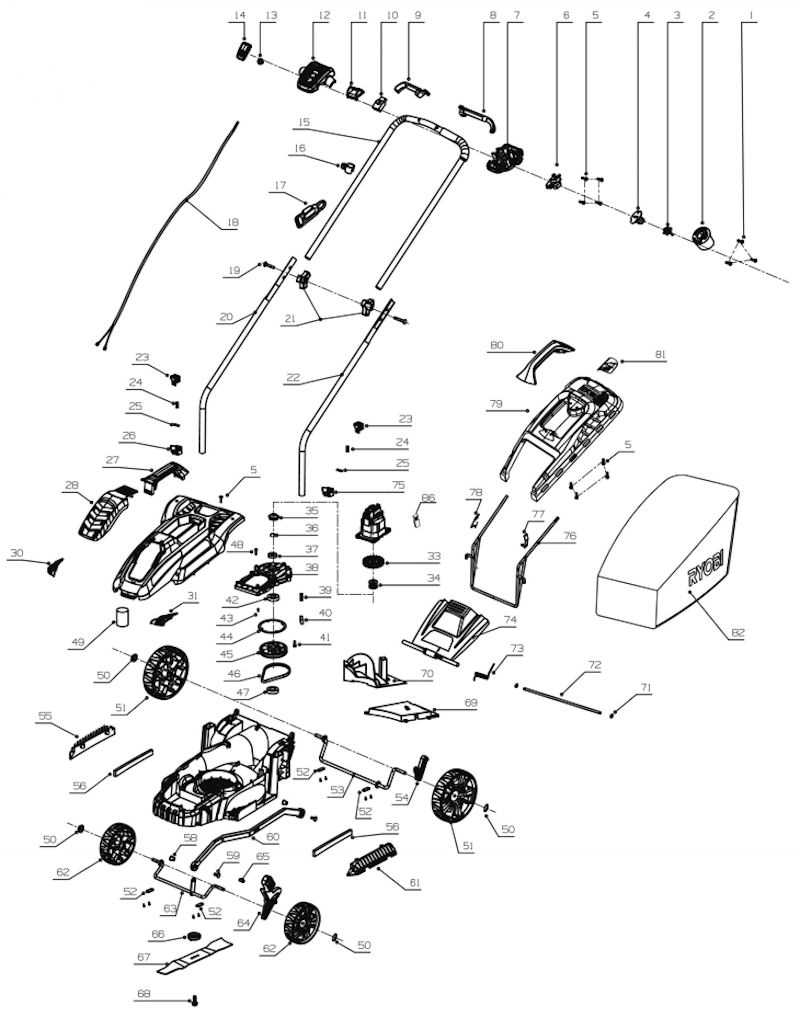 ryobi stick vacuum parts diagram