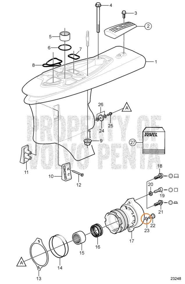 volvo penta sx m outdrive parts diagram