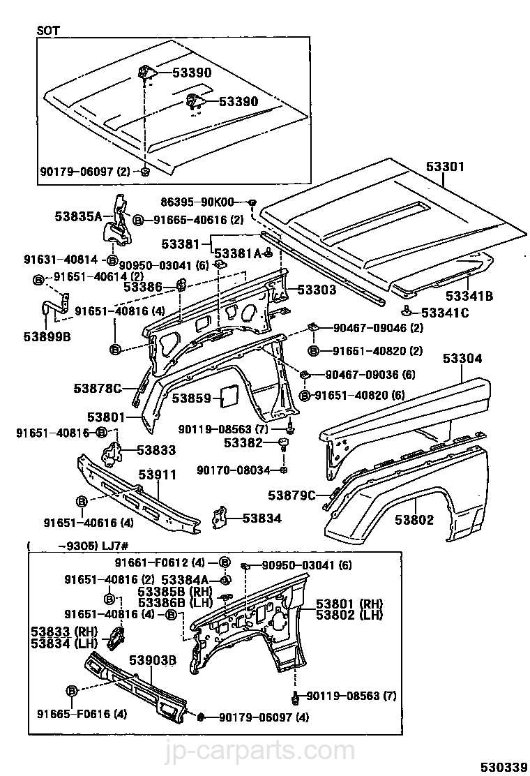 toyota land cruiser parts diagram