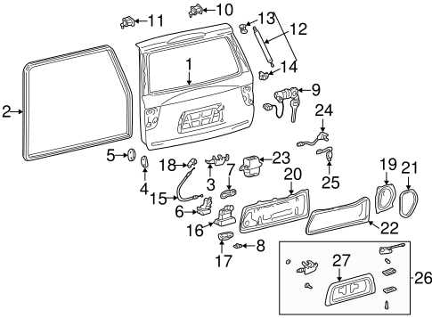 toyota sequoia parts diagram