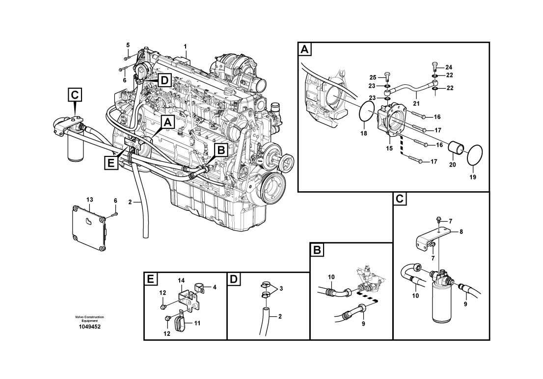 volvo parts diagram