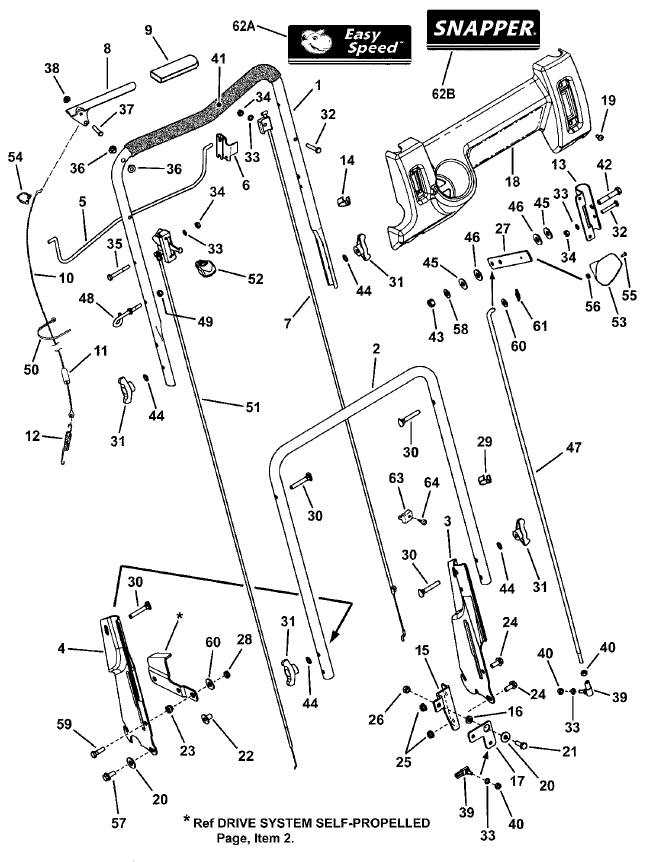 snapper snowblower parts diagram
