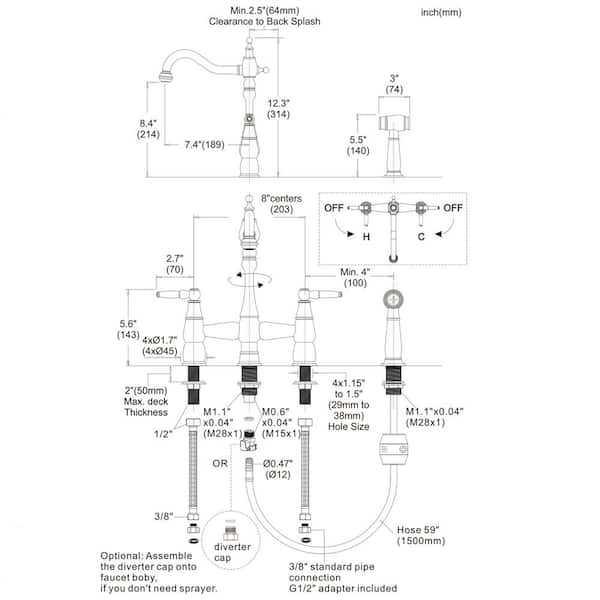 price pfister marielle kitchen faucet parts diagram