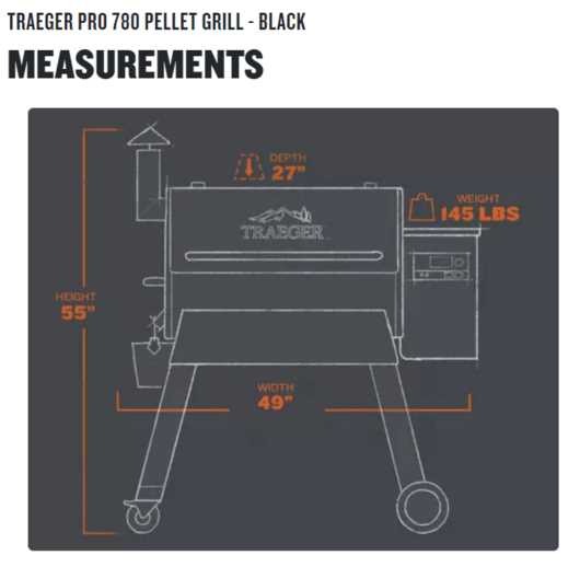 traeger pro 780 parts diagram