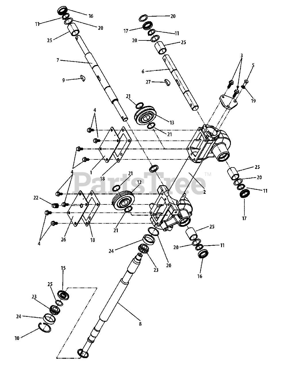 troy bilt super bronco tiller parts diagram