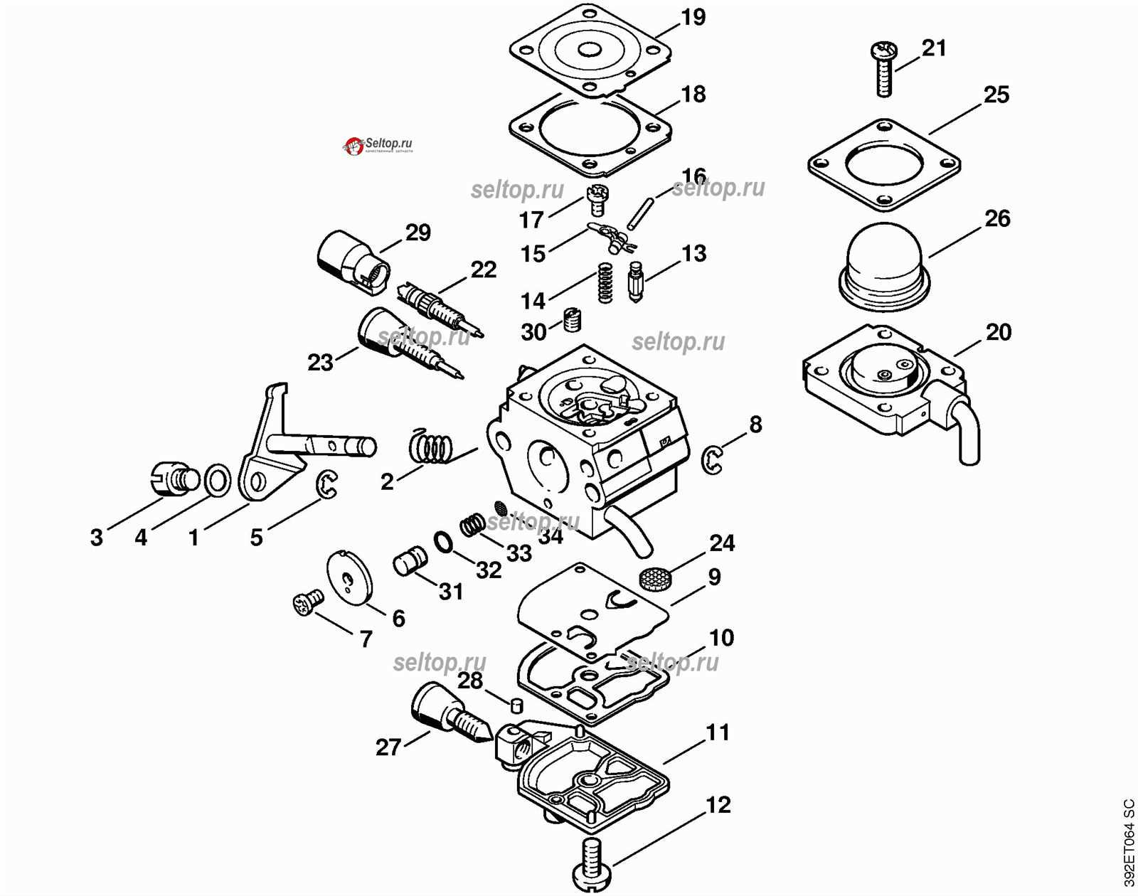 stihl fs 45 c parts diagram