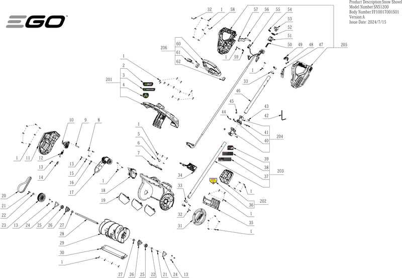 snowblower parts diagram