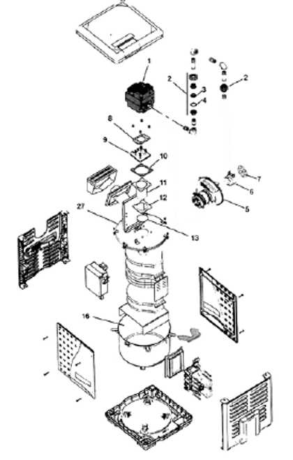 pentair pool heater parts diagram