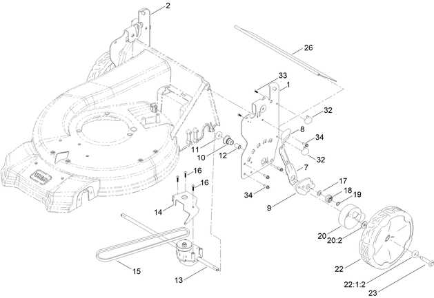 toro turfmaster 22200 parts diagram