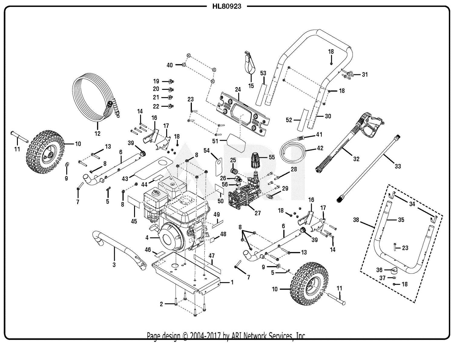 washer parts diagram