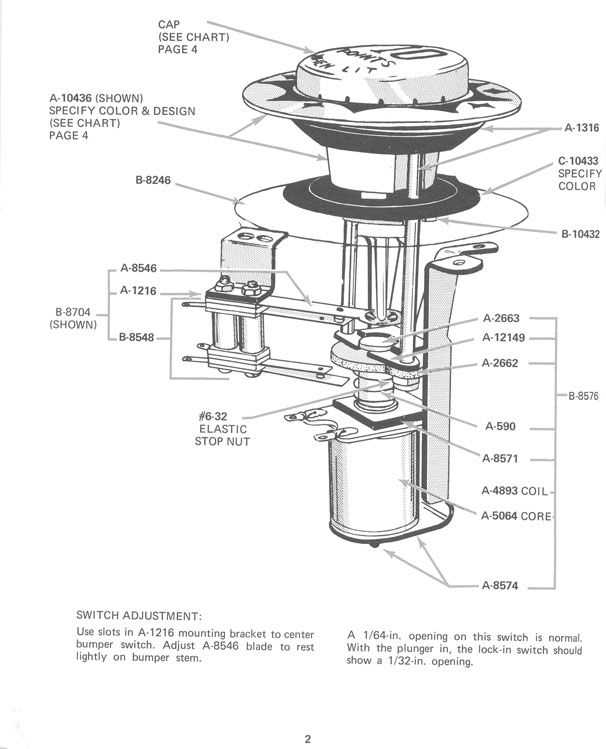 pinball parts diagram