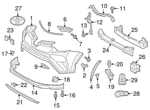 toyota rav4 body parts diagram