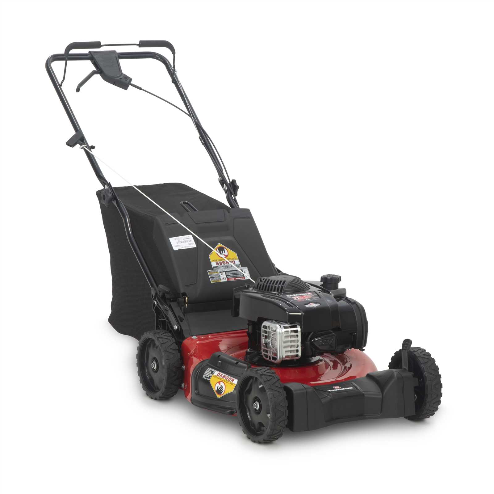push mower yard machine lawn mower parts diagram