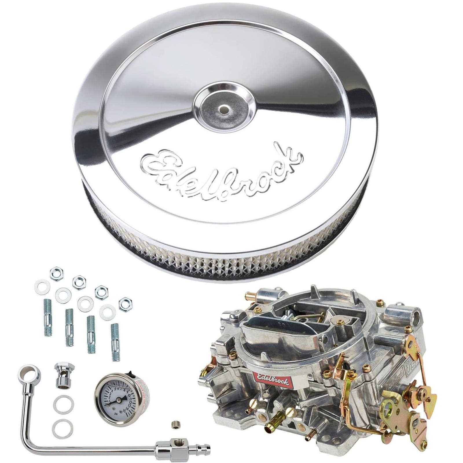 edelbrock 1406 parts diagram