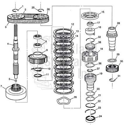 schematic np246 transfer case parts diagram