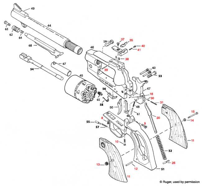 revolver diagram parts