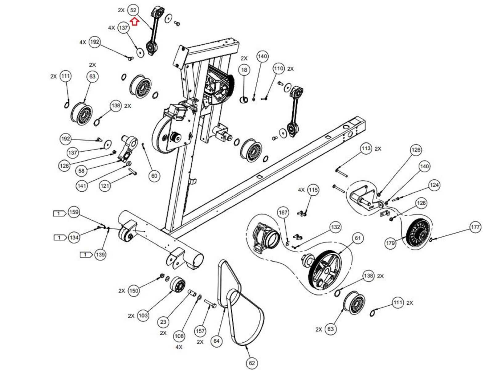 precor amt 835 parts diagram