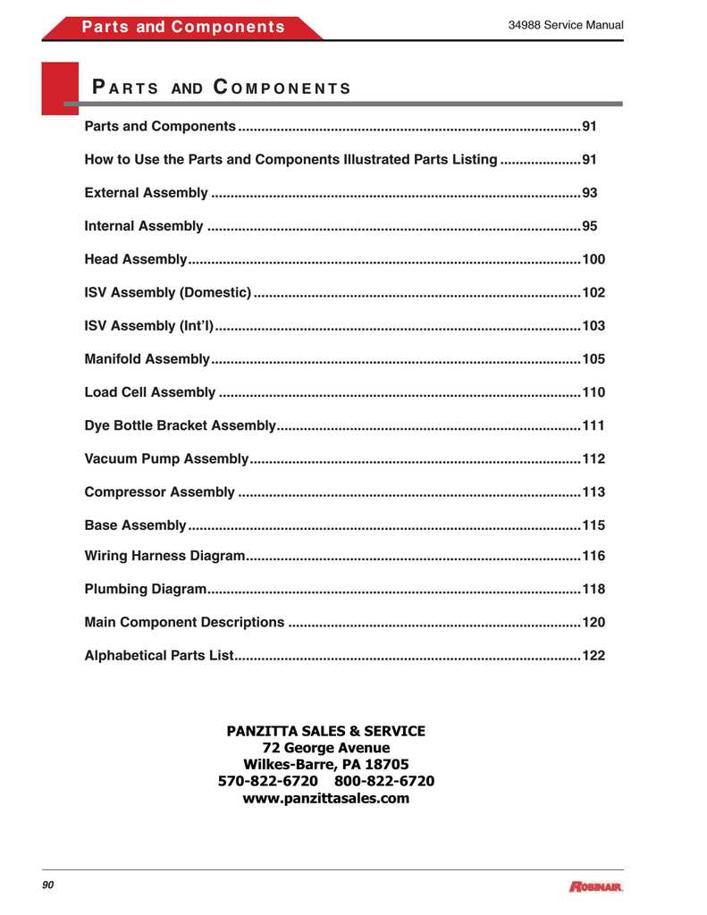 robinair 34788ni parts diagram