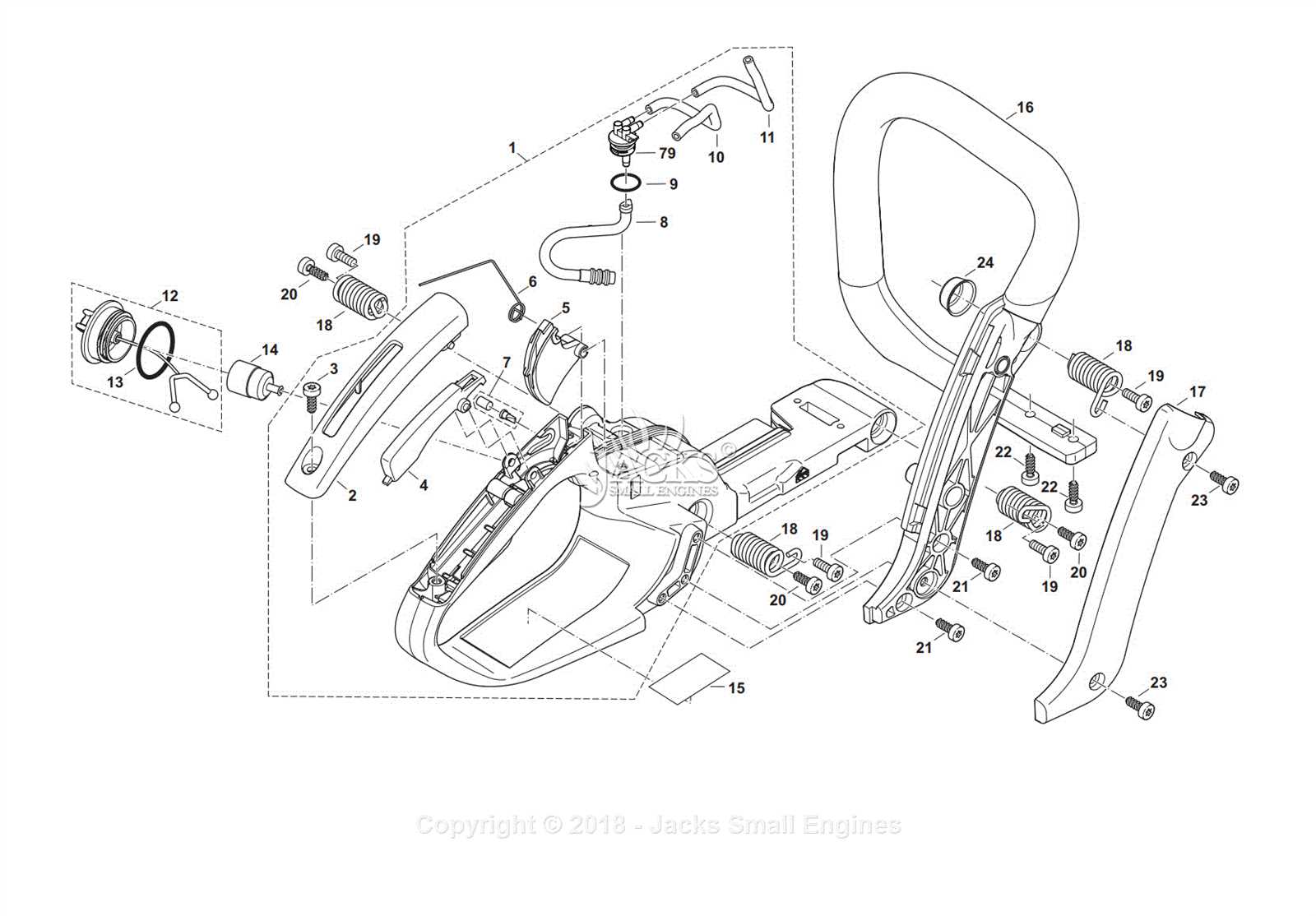 stihl 420 parts diagram