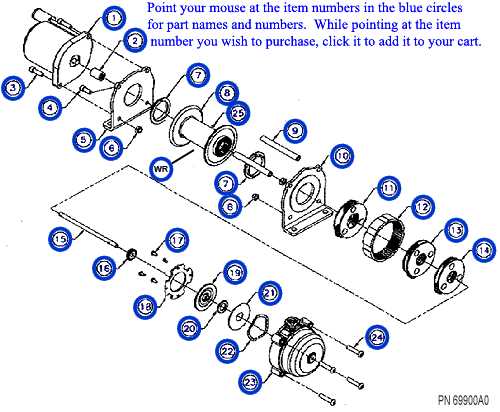 warn 2500 atv winch parts diagram