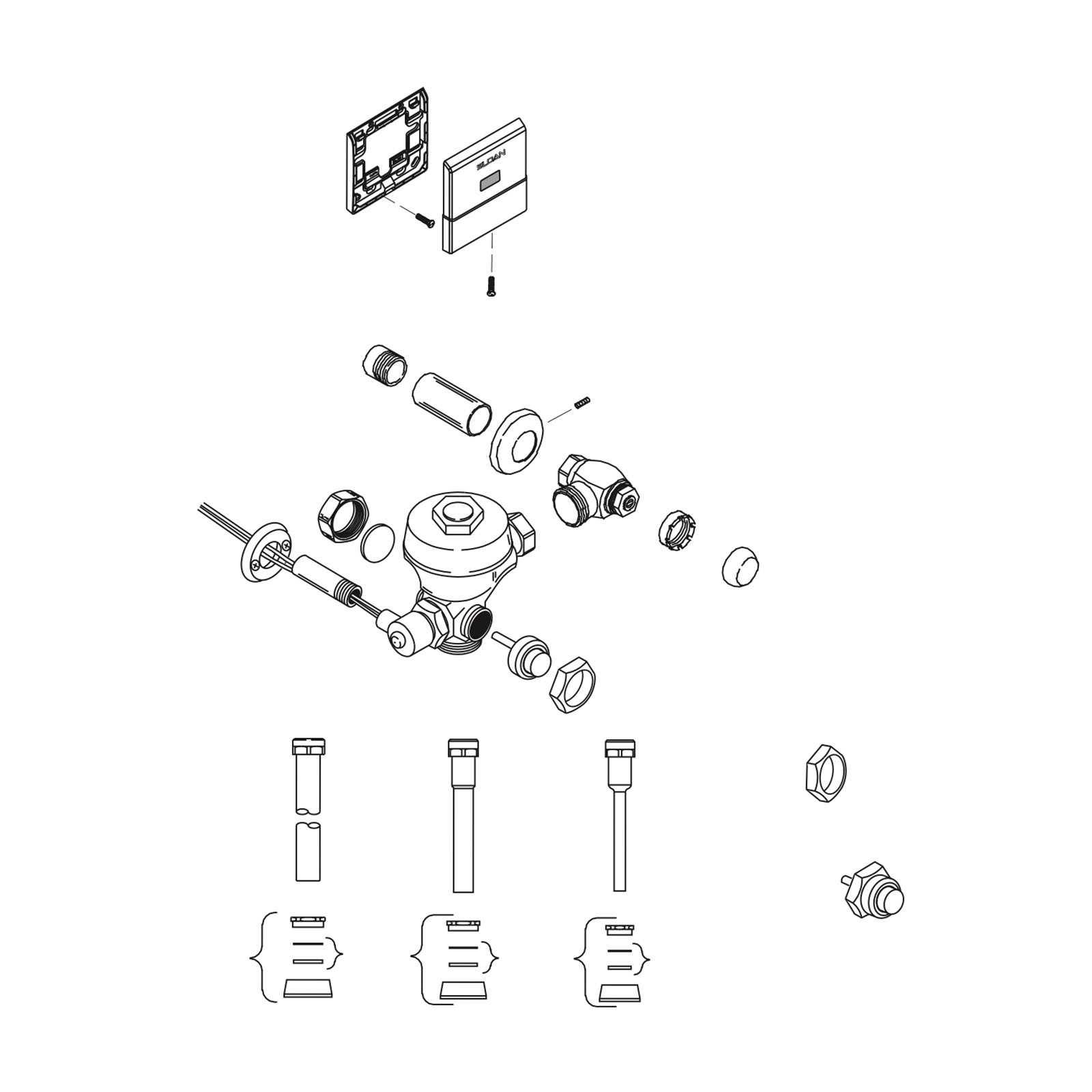 sloan royal flushometer parts diagram