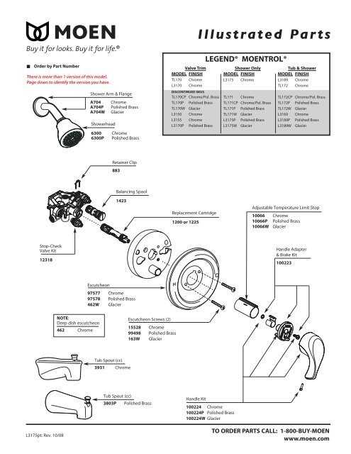 shower handle parts diagram