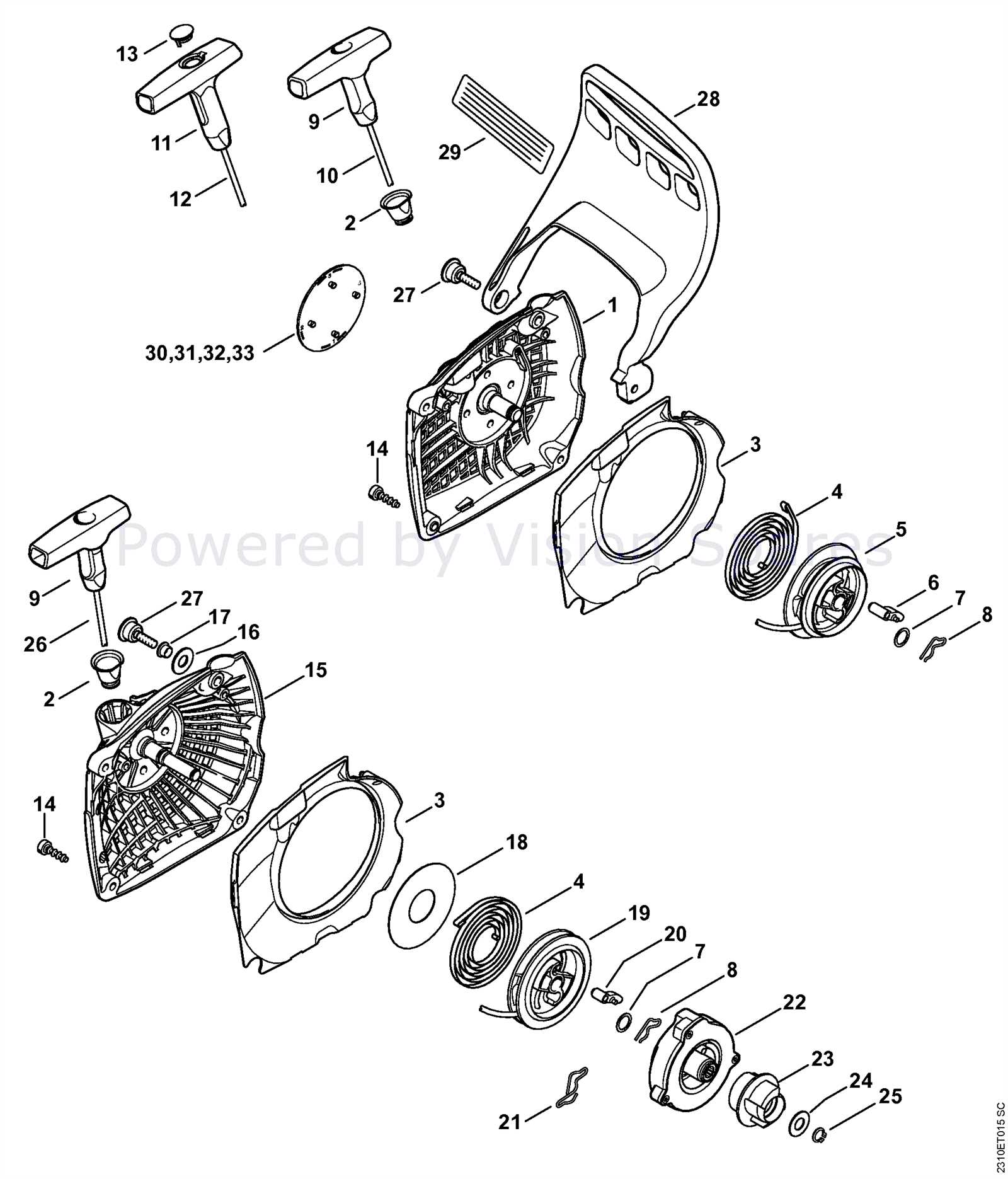 stihl 051 parts diagram