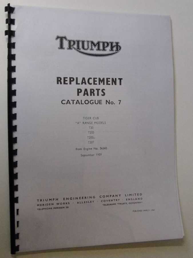 triumph oem parts diagram