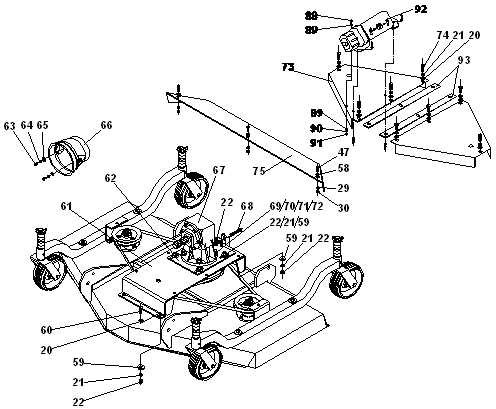 rhino mower parts diagram