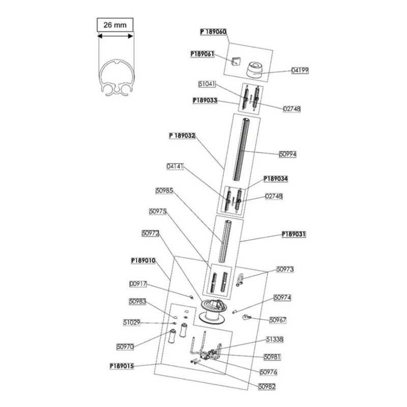 profurl parts diagram