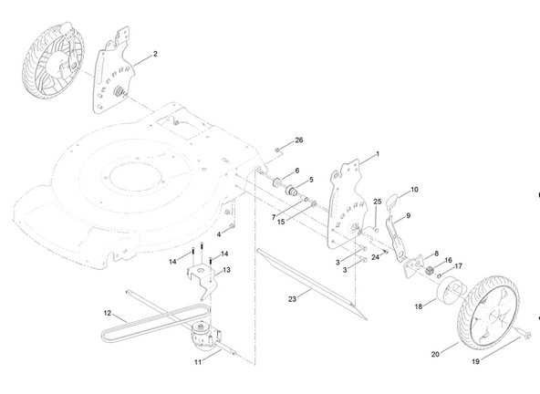 self propelled mower toro recycler parts diagram