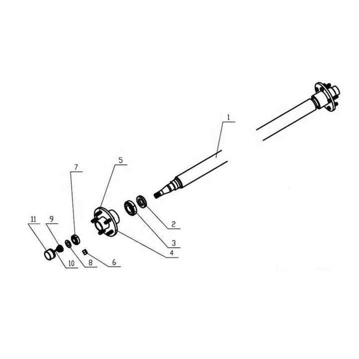 utility trailer parts diagram