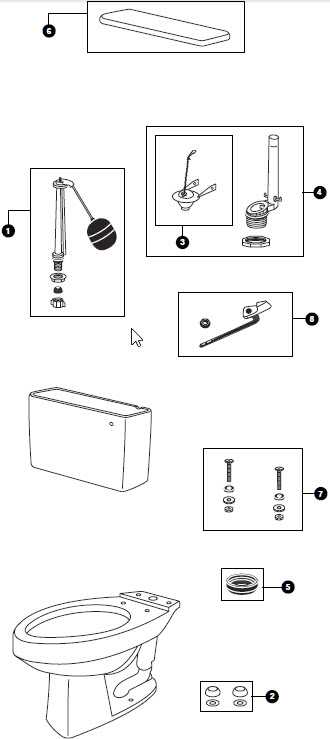 toto toilet parts diagram