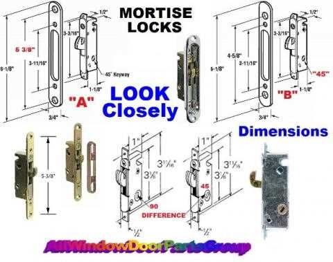 patio door parts names diagram