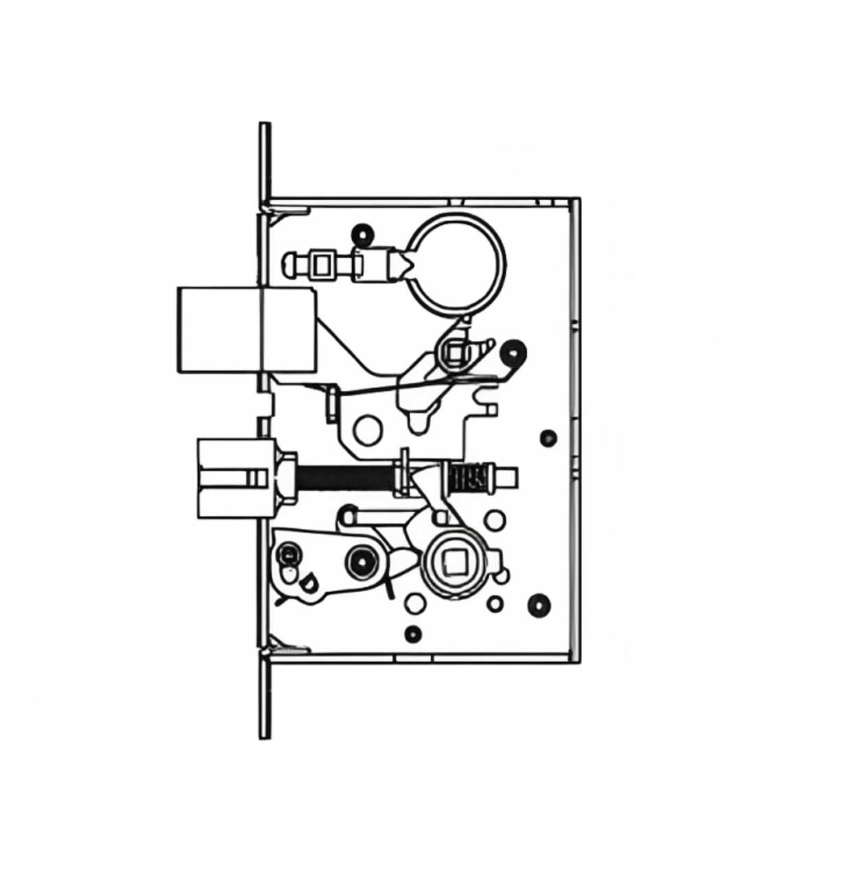 schlage parts diagram