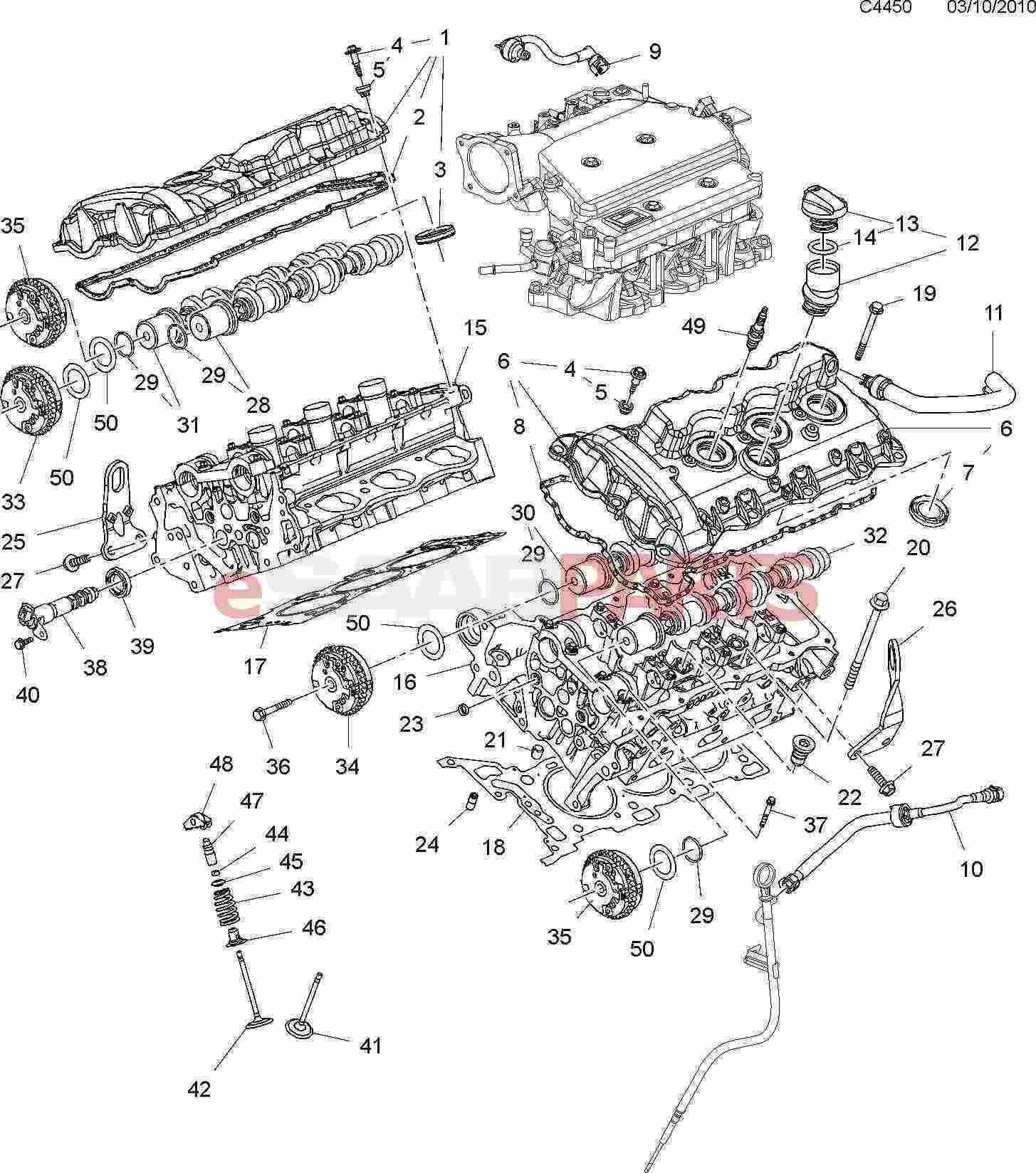 v6 engine parts diagram